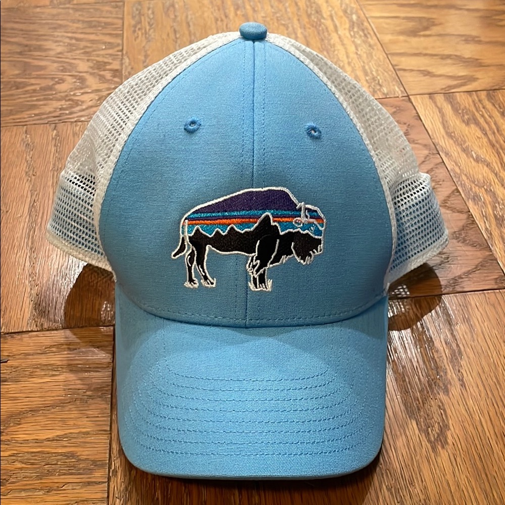 Patagonia Blue Buffalo Embroidered Cap